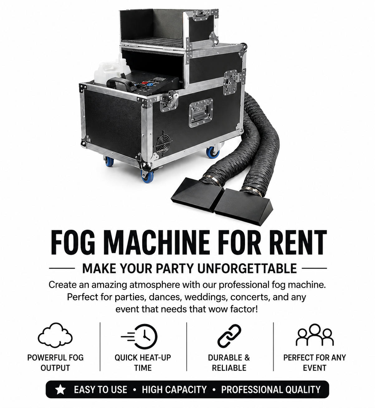 Professional Fog Machine Rental