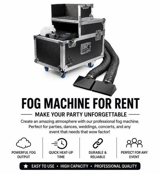 Professional Fog Machine Rental