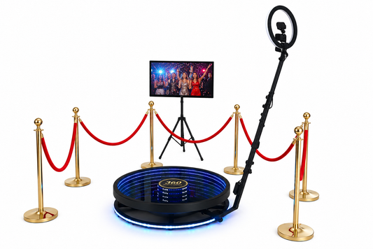 360 Photo Booth with Mirror Platform