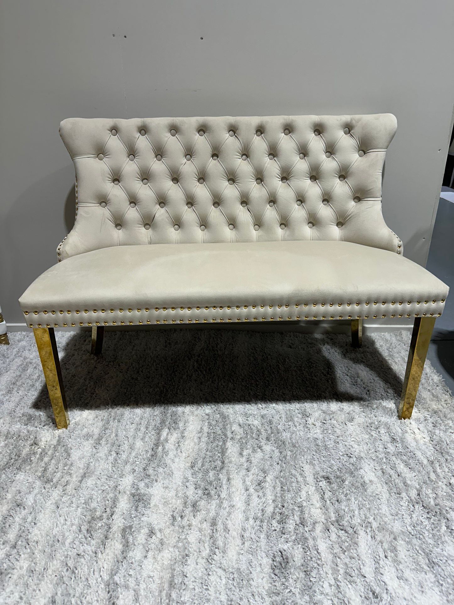 Tufted Loveseat Bench
